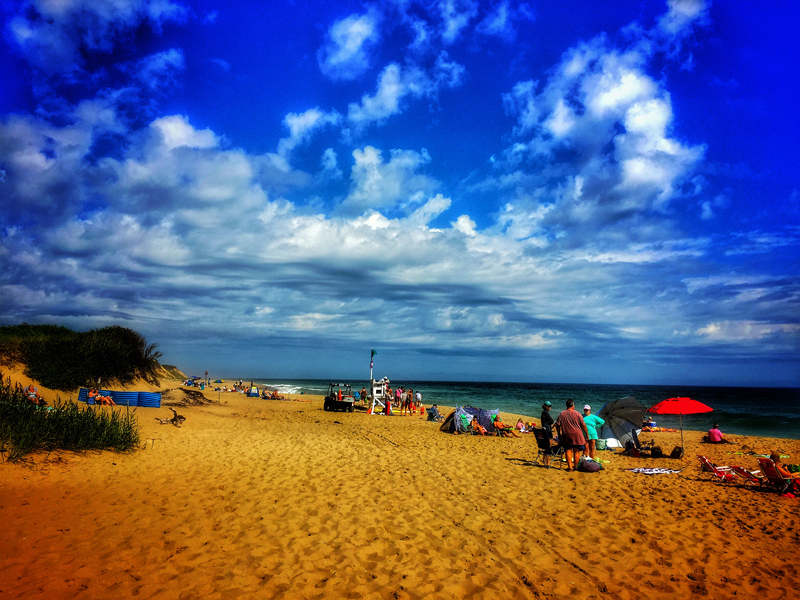 Labor Day Weekend At Coast Guard Beach On Cape Cod Before The Storm