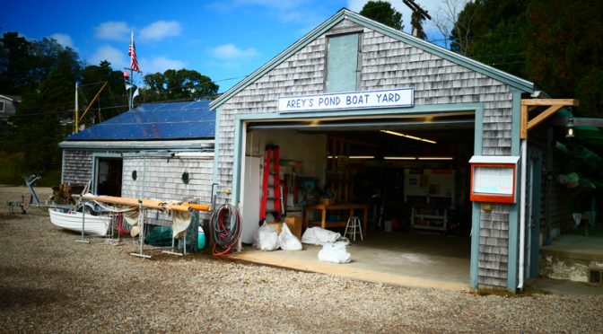 Arey’s Pond Boat Yard In Orleans On Cape Cod.