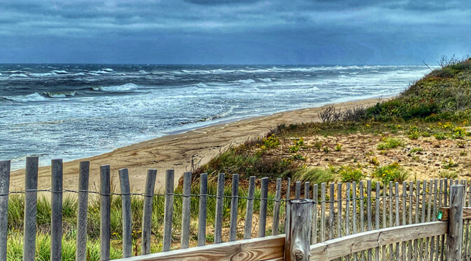 High Winds And Big Waves At Nauset Light Beach On Cape Cod!