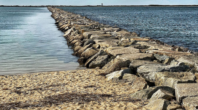 High Tide At The Provincetown Causeway On Cape Cod.