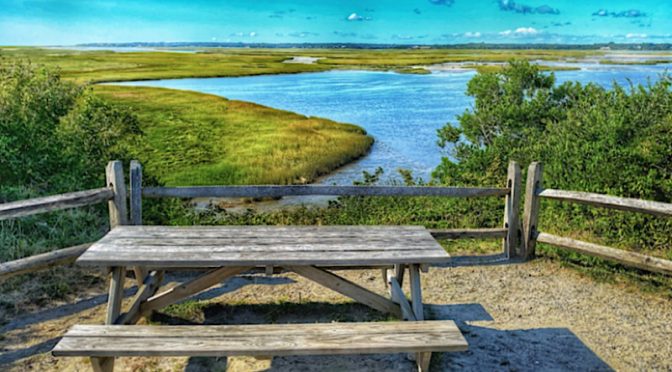 Still Time For A Picnic At The Coast Guard Beach Overlook On Cape Cod.