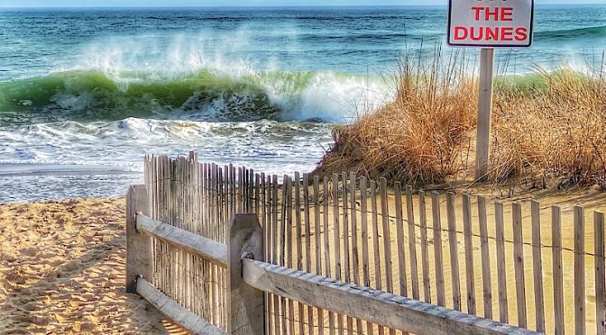 Windy Day At Coast Guard Beach On Cape Cod.